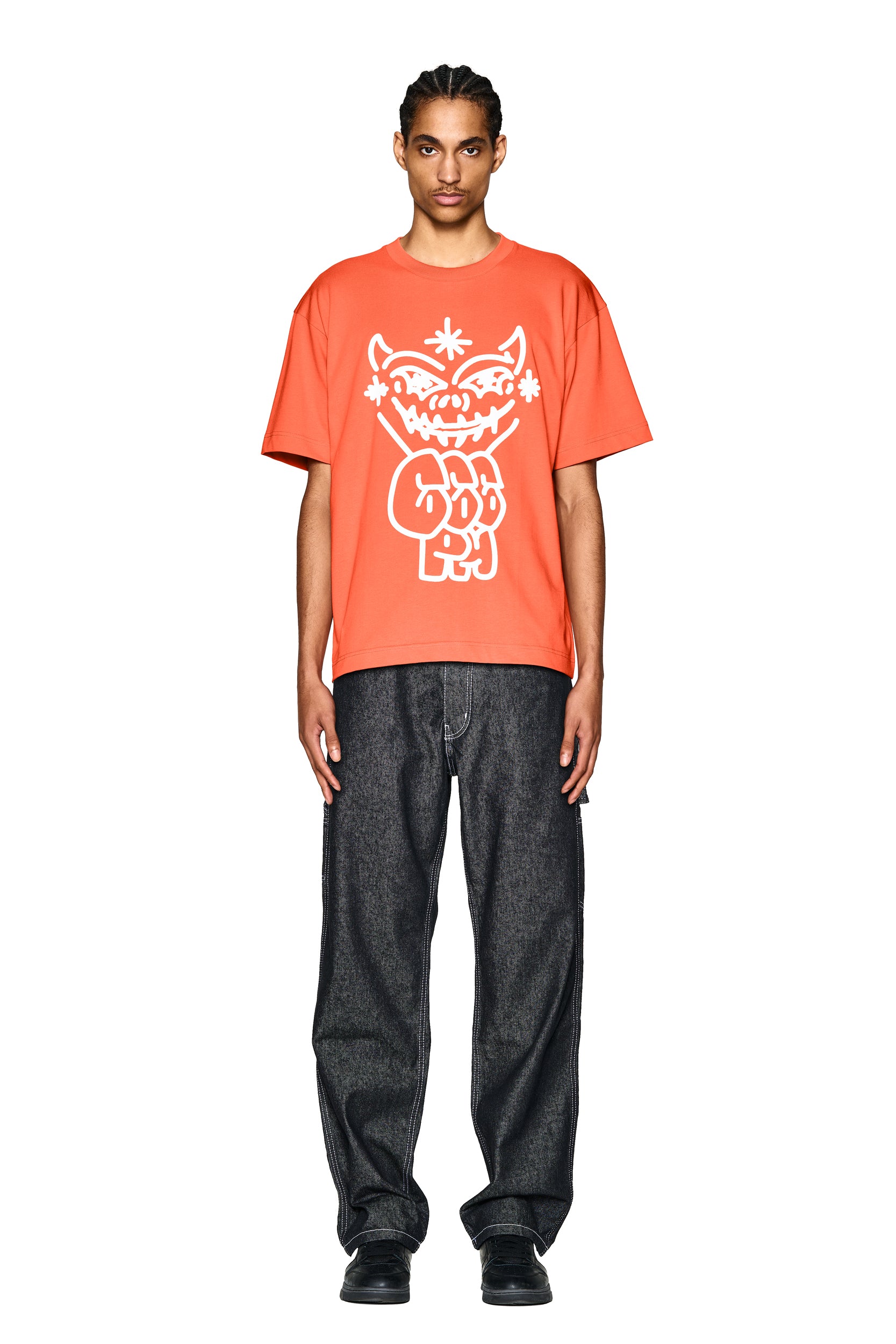 DEMON T SHIRT ORANGE