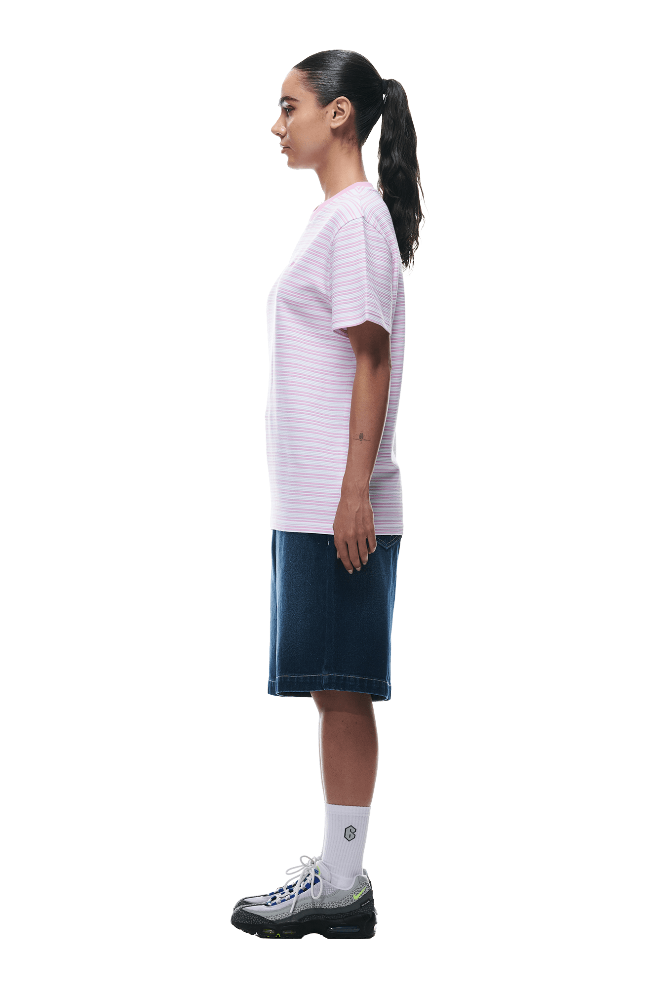 STRIPED T-SHIRT PINK