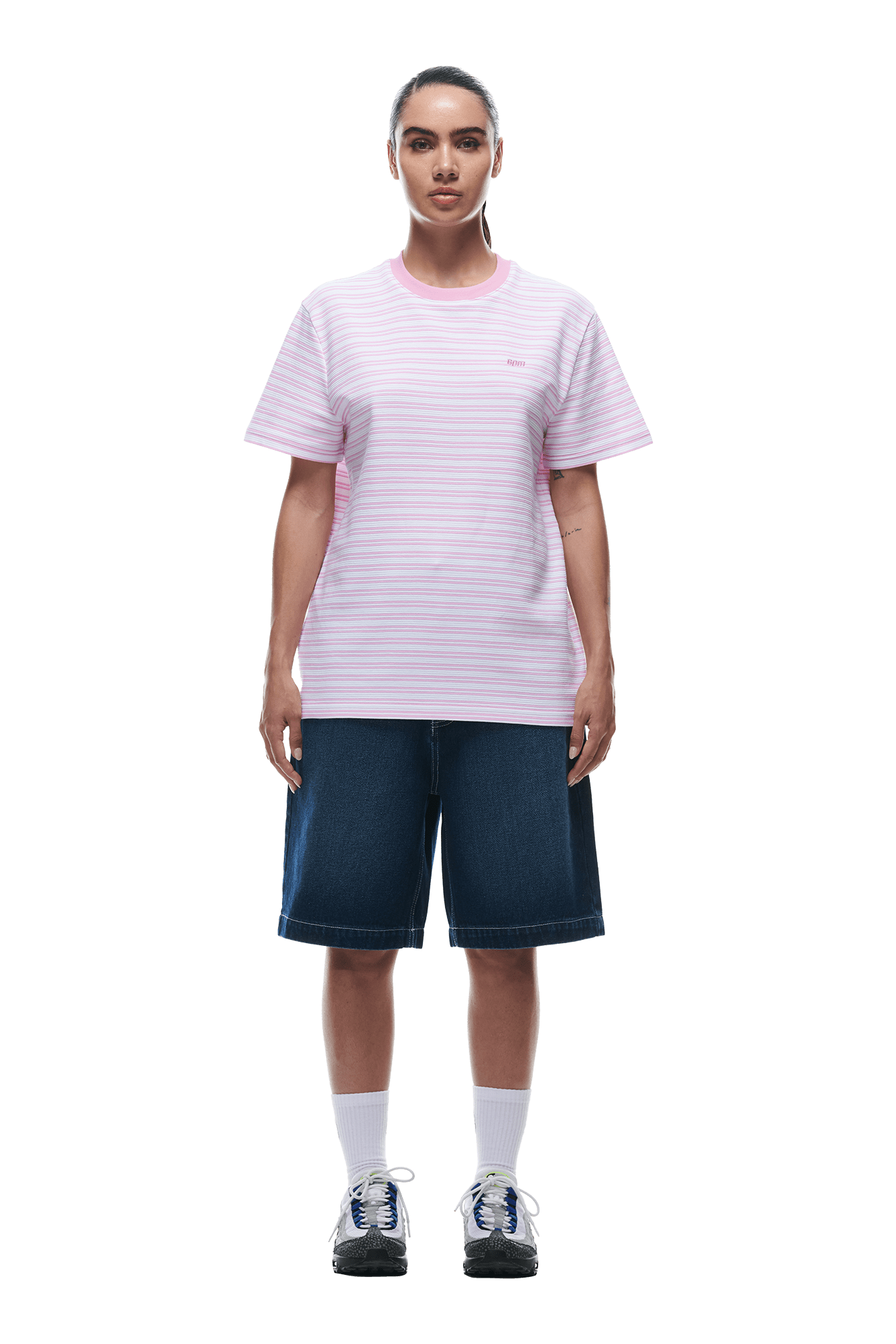 STRIPED T-SHIRT PINK