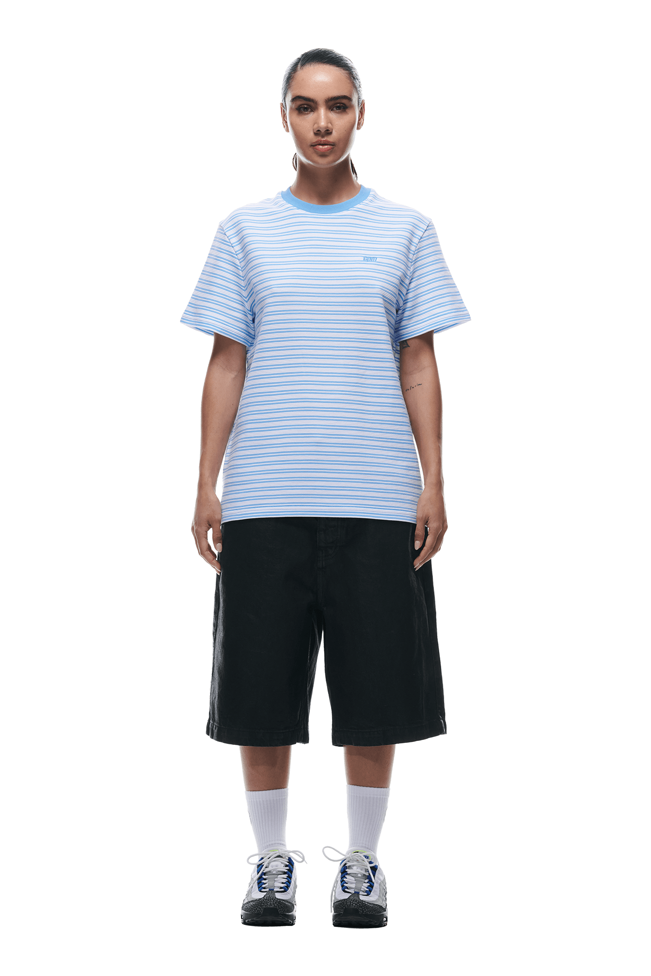 STRIPED T-SHIRT BLUE