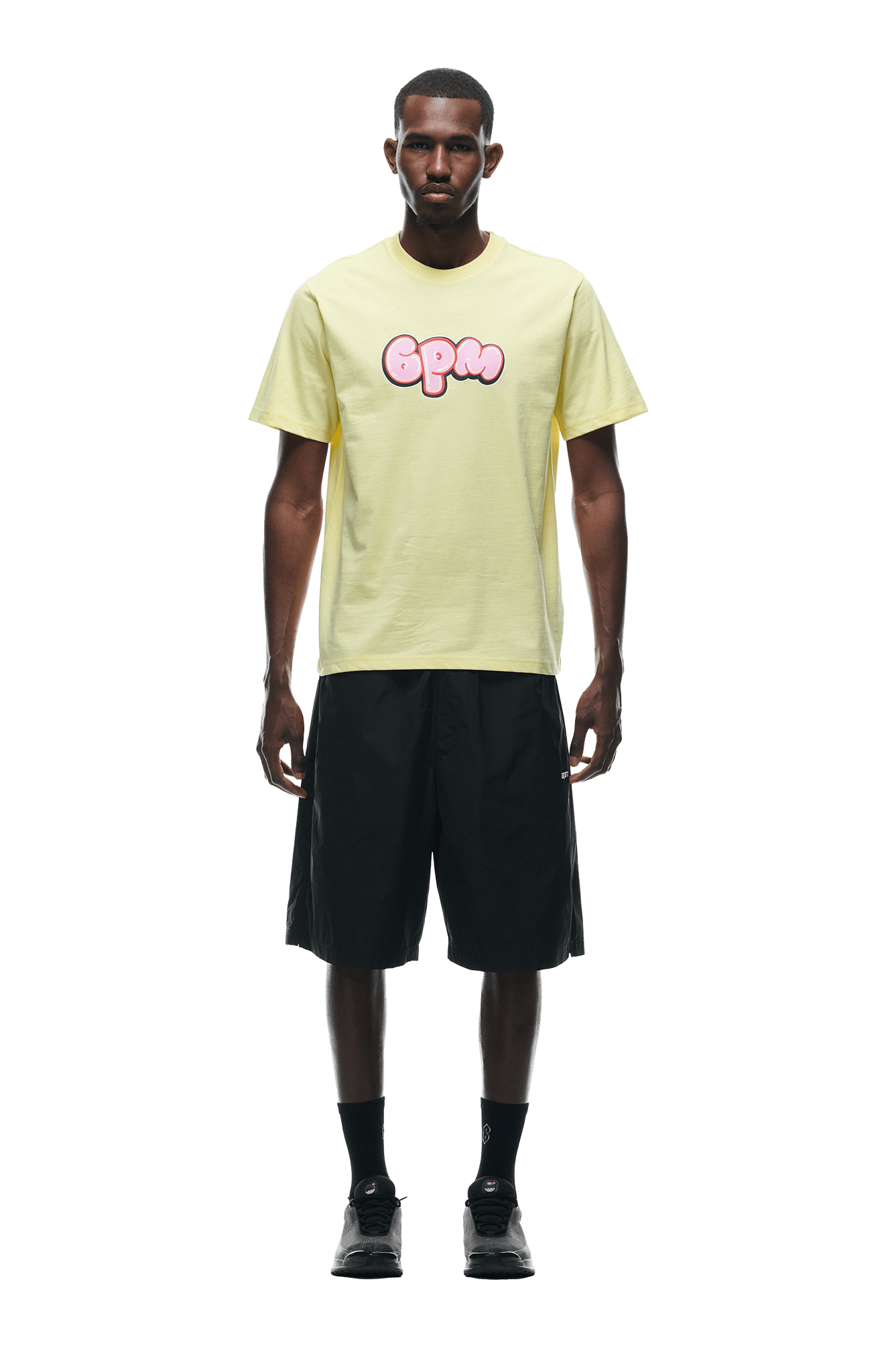 BUBBLE LOGO T-SHIRT BRIGHT LEMON