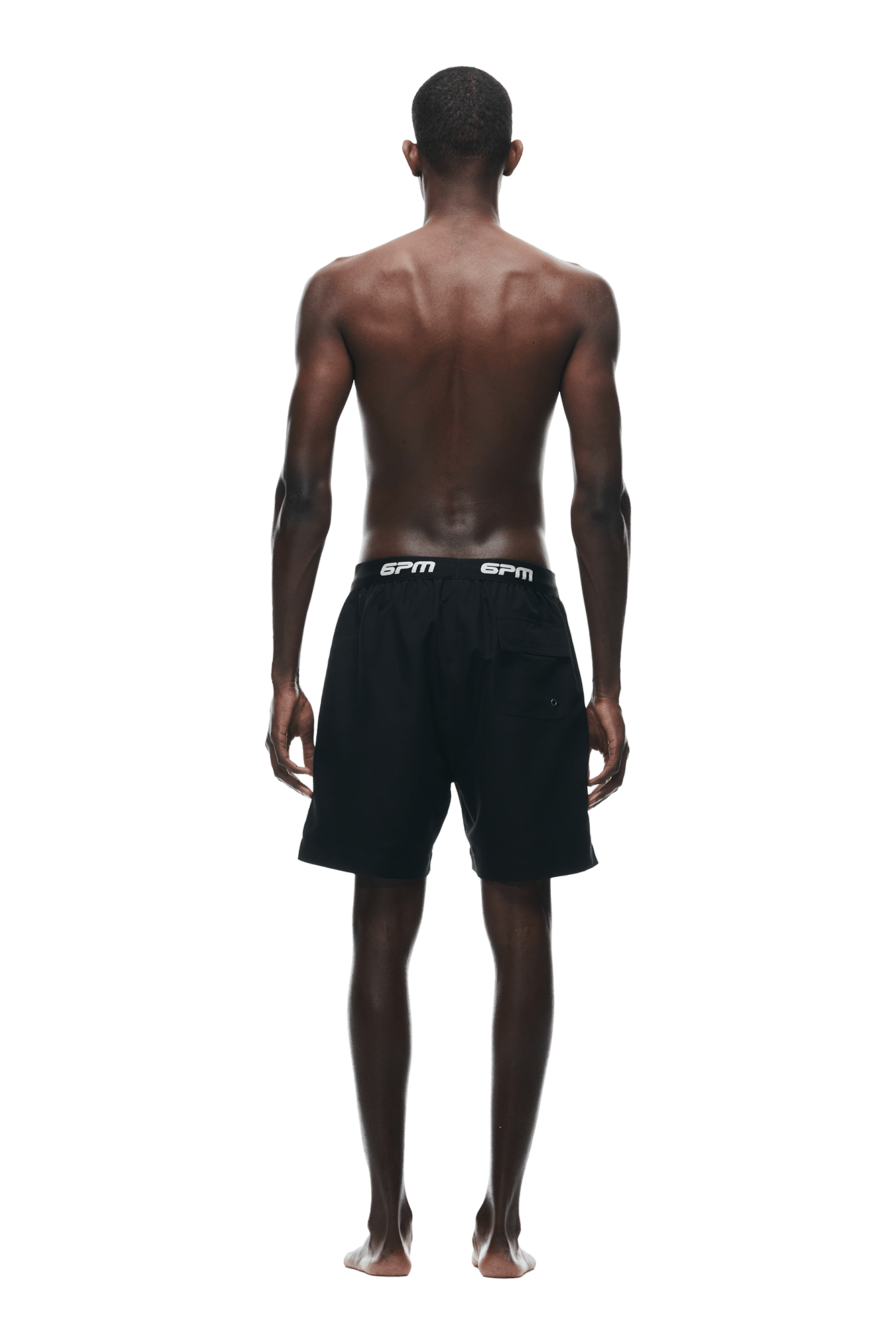 BOXER SWIM SHORTS BLACK