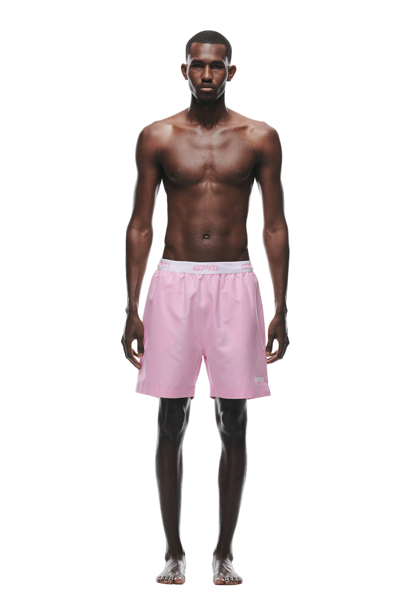 BOXER SWIM SHORTS PINK