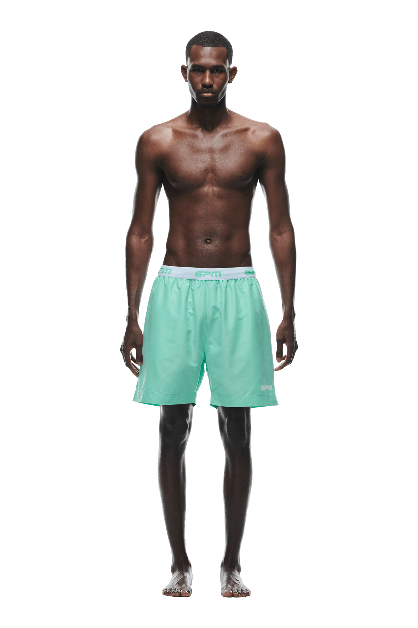 BOXER SWIM SHORTS LIGHT MOSS