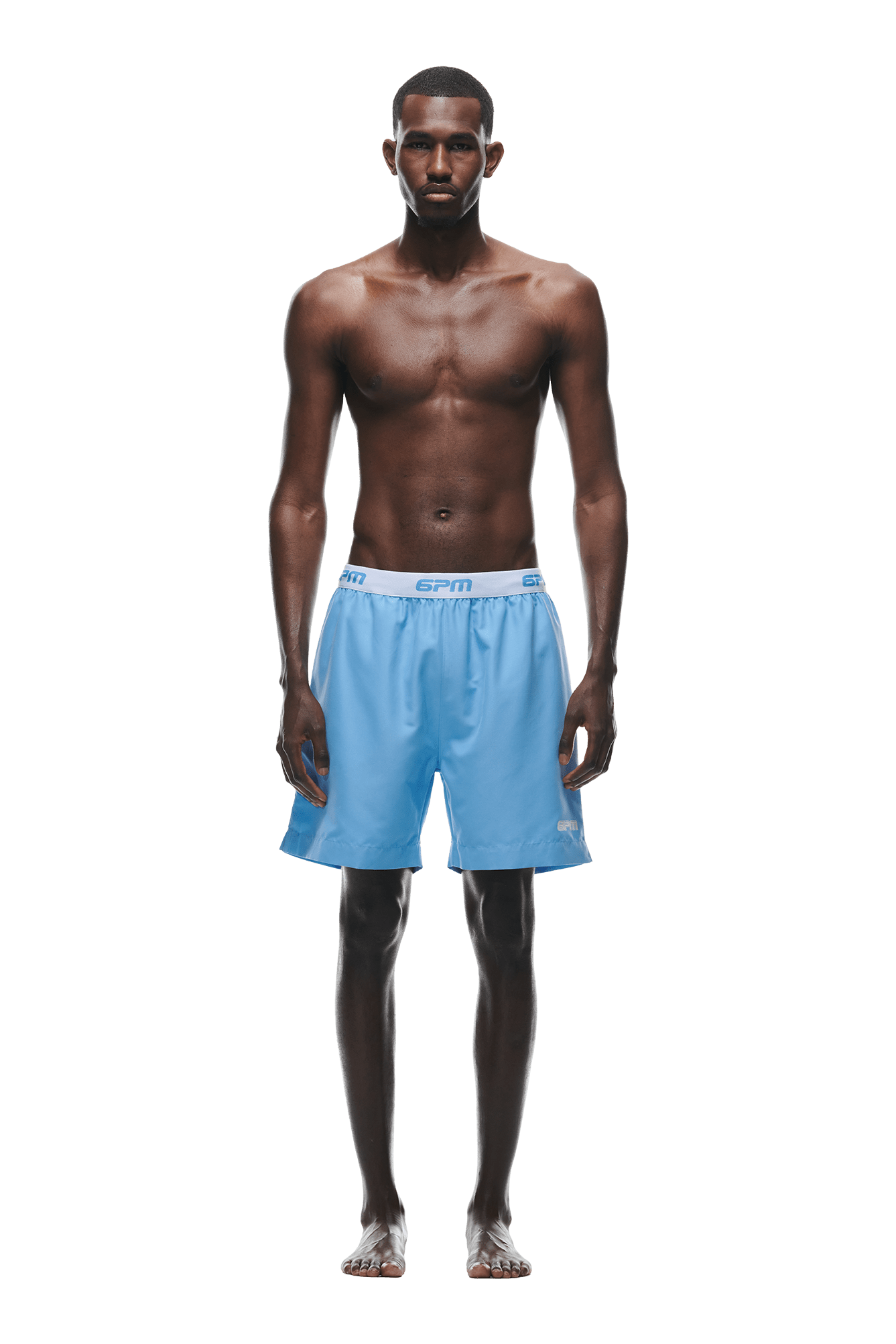 BOXER SWIM SHORTS BLUE