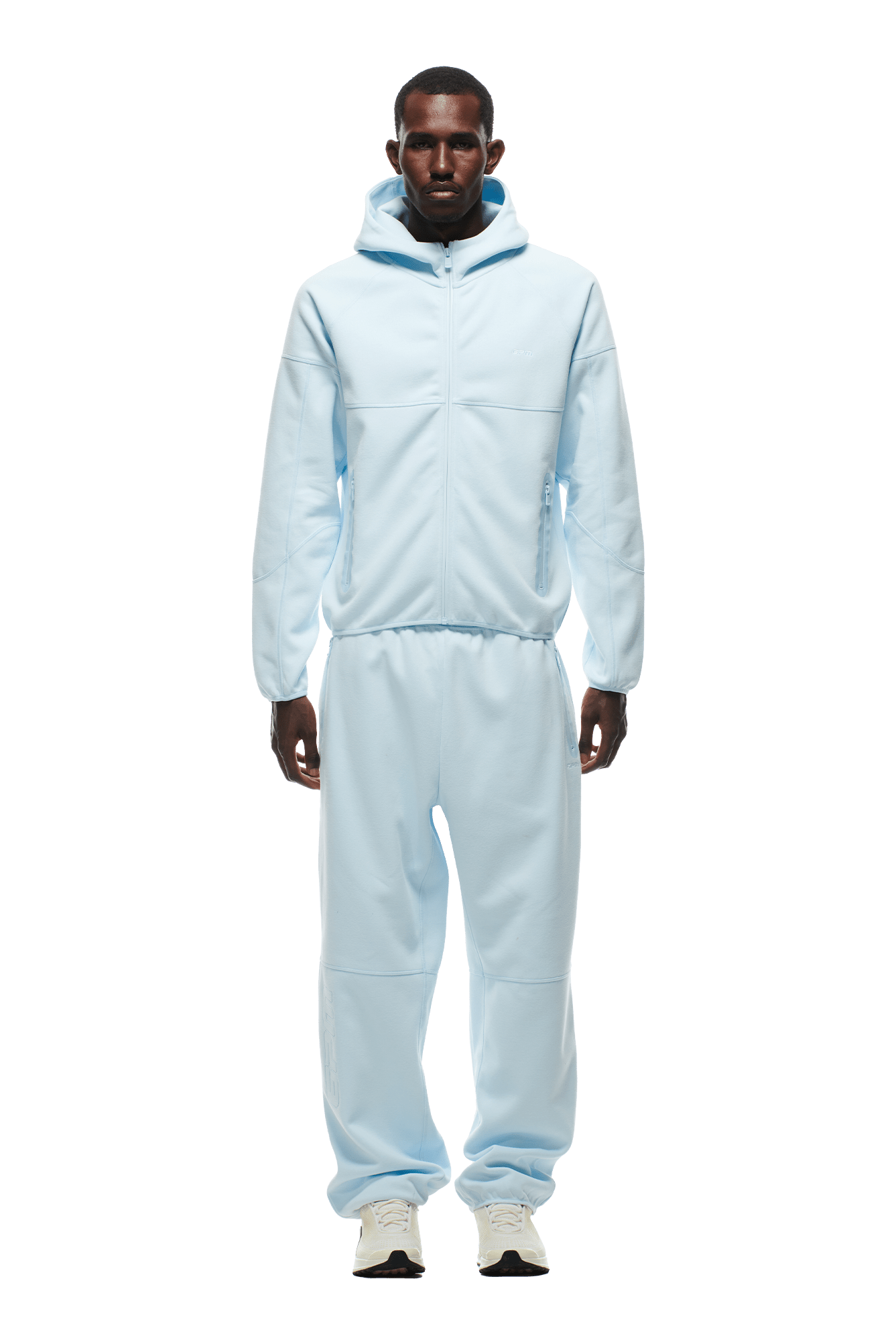 HOODED ROADMAN JACKET ICE BLUE