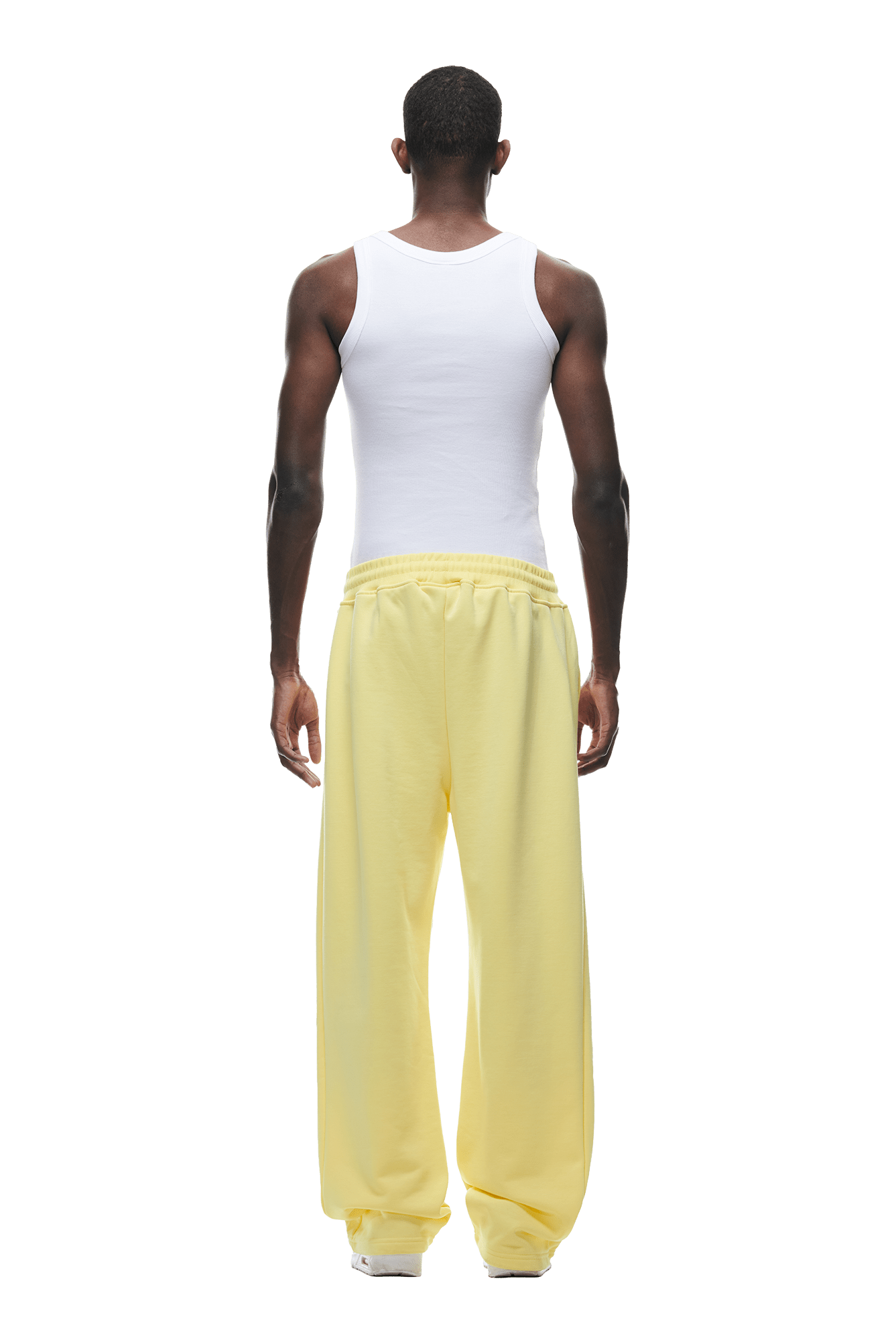 OPEN LEG JOGGER BRIGHT LEMON