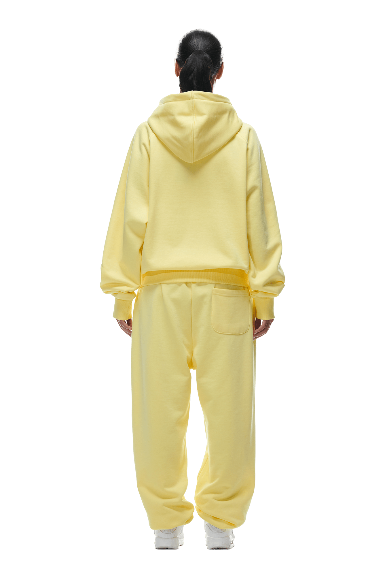 ZIP HOODIE BRIGHT LEMON