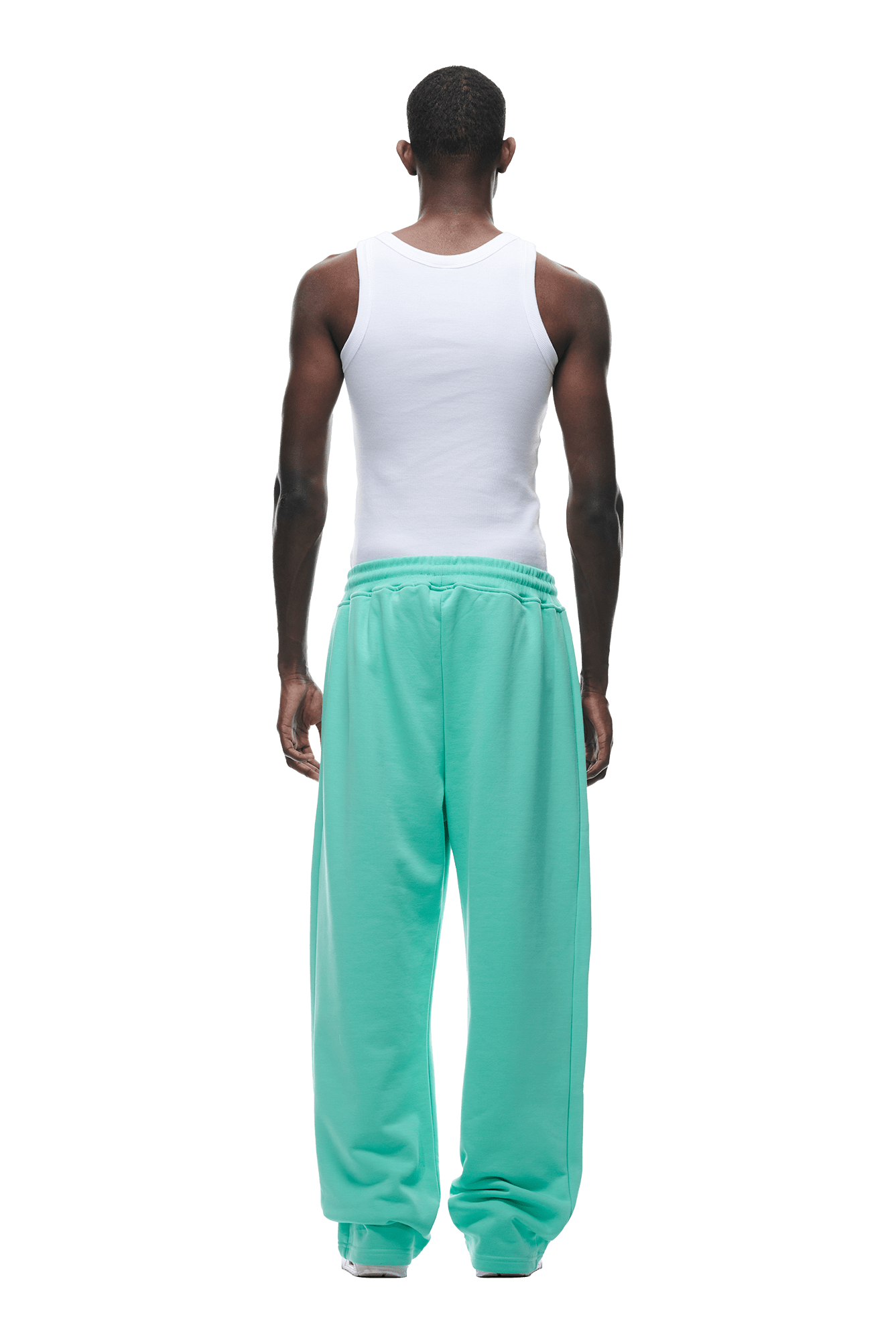 OPEN LEG JOGGER LIGHT MOSS