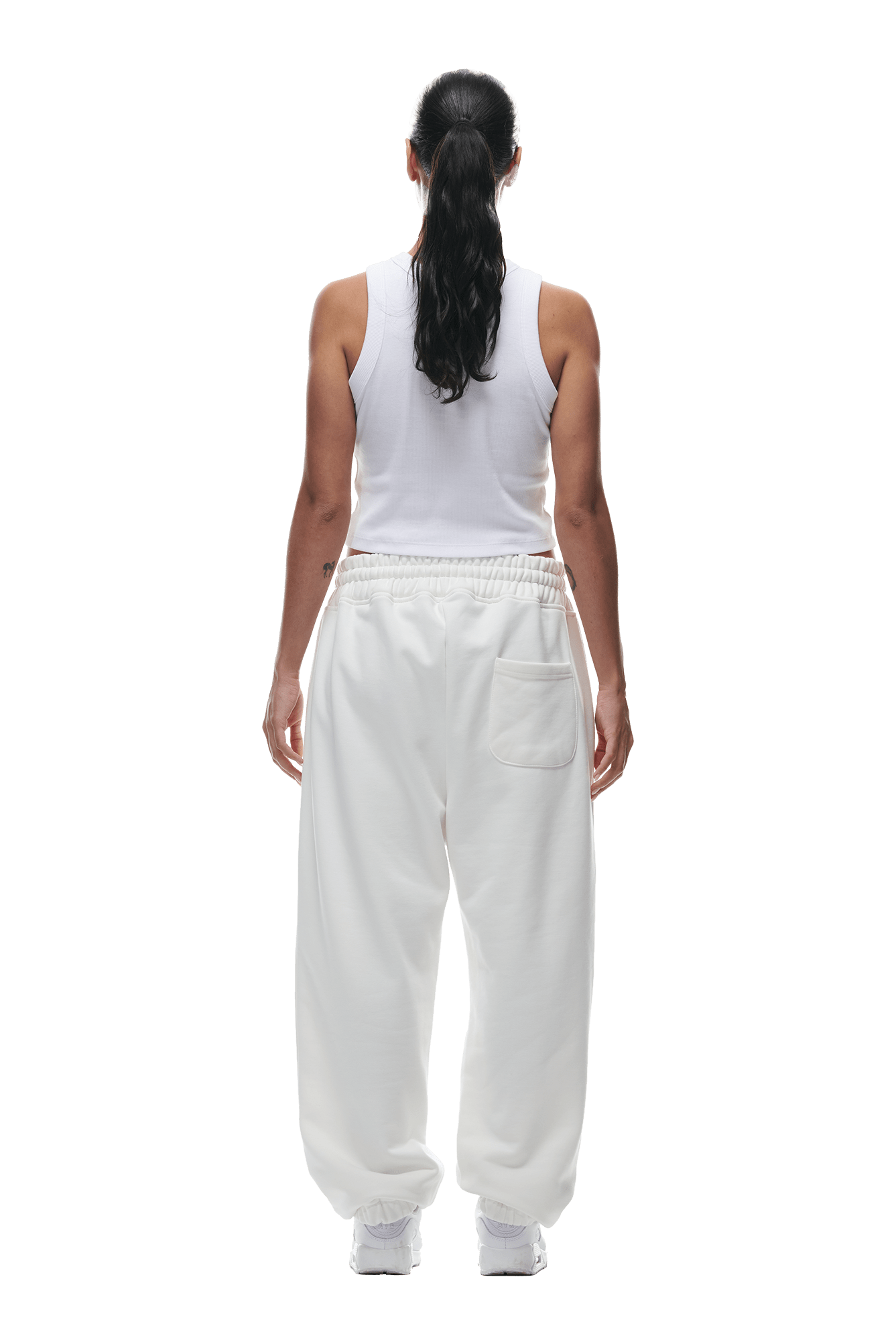 CUFF JOGGER COCONUT WHITE