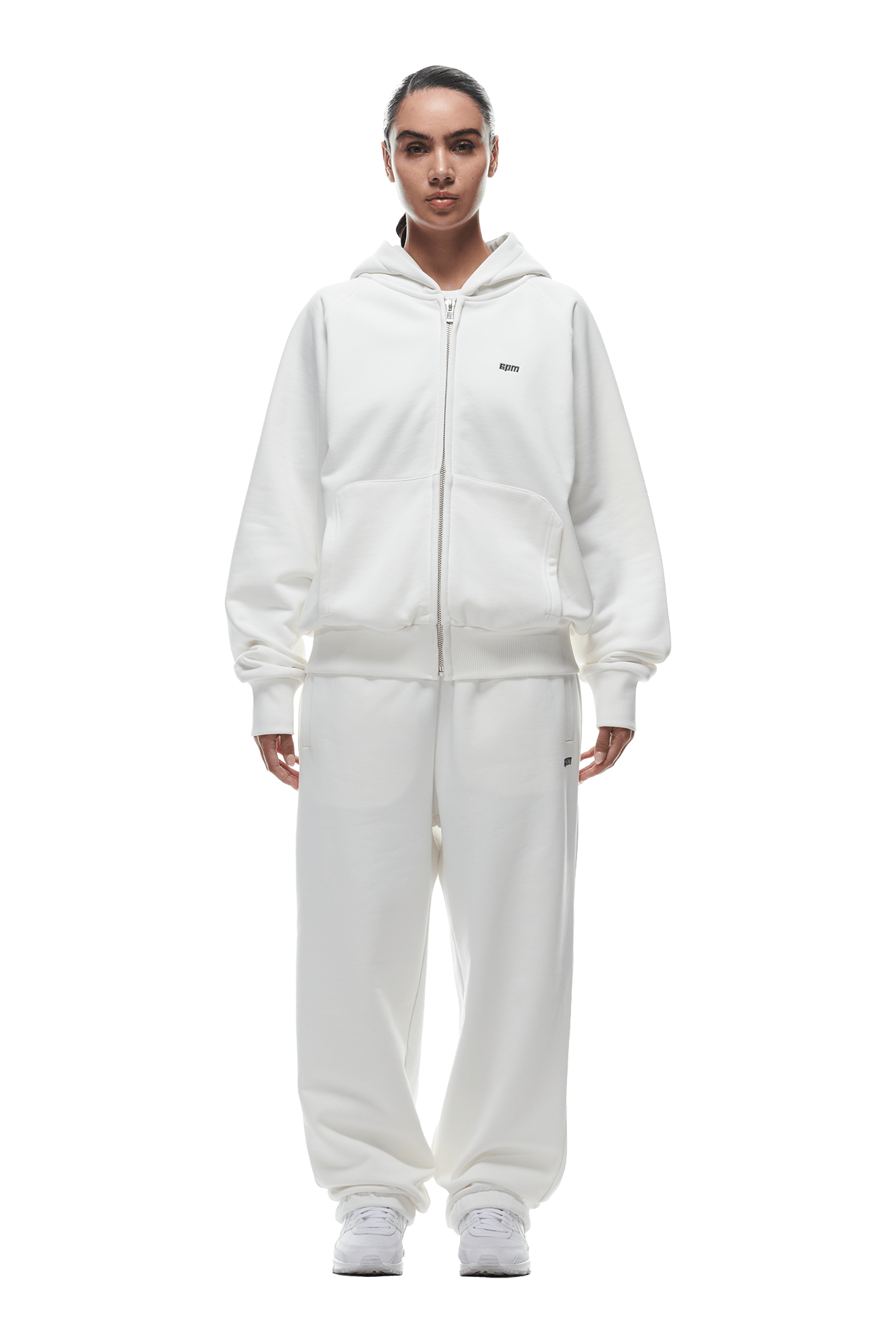 ZIP HOODIE COCONUT WHITE