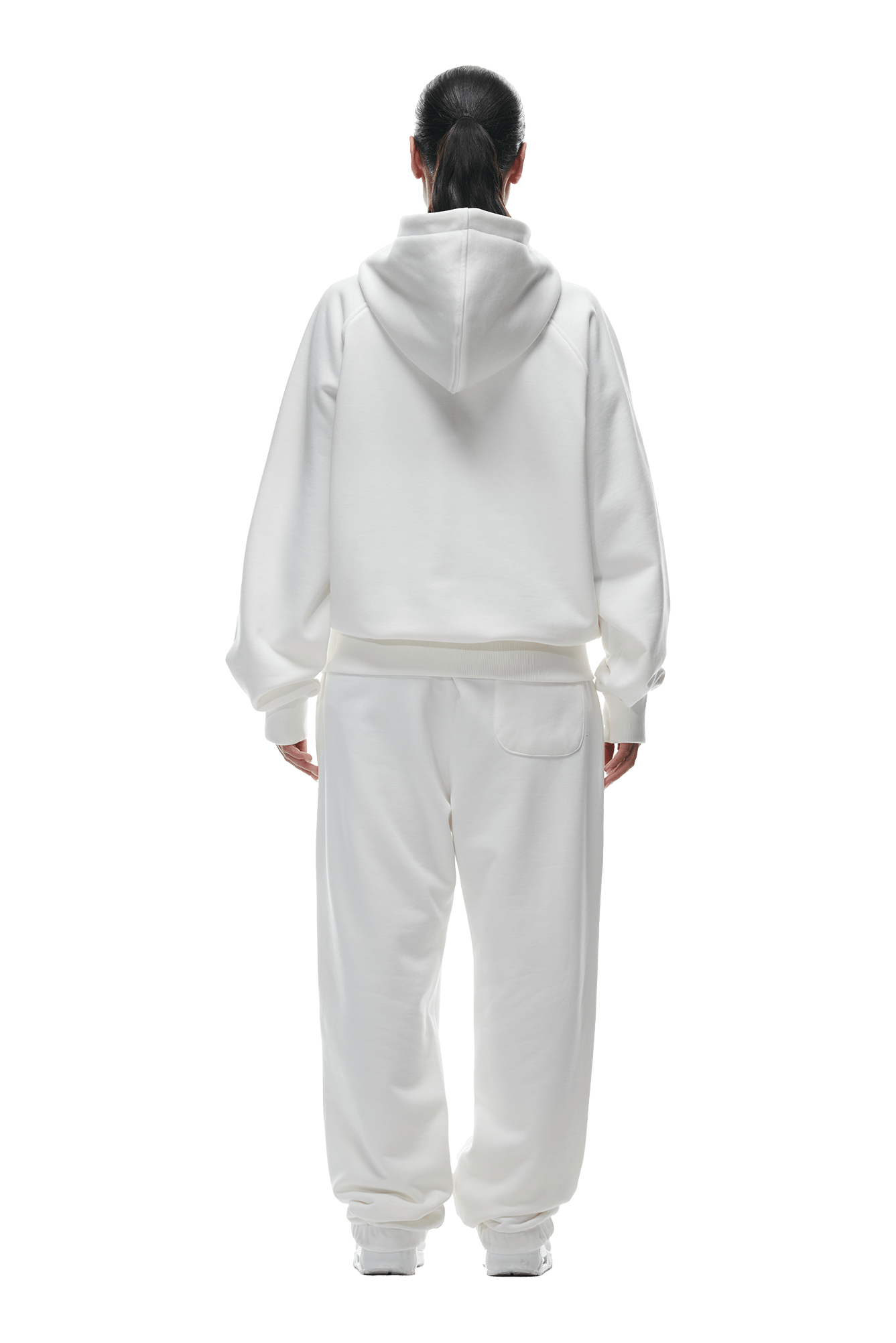 ZIP HOODIE COCONUT WHITE