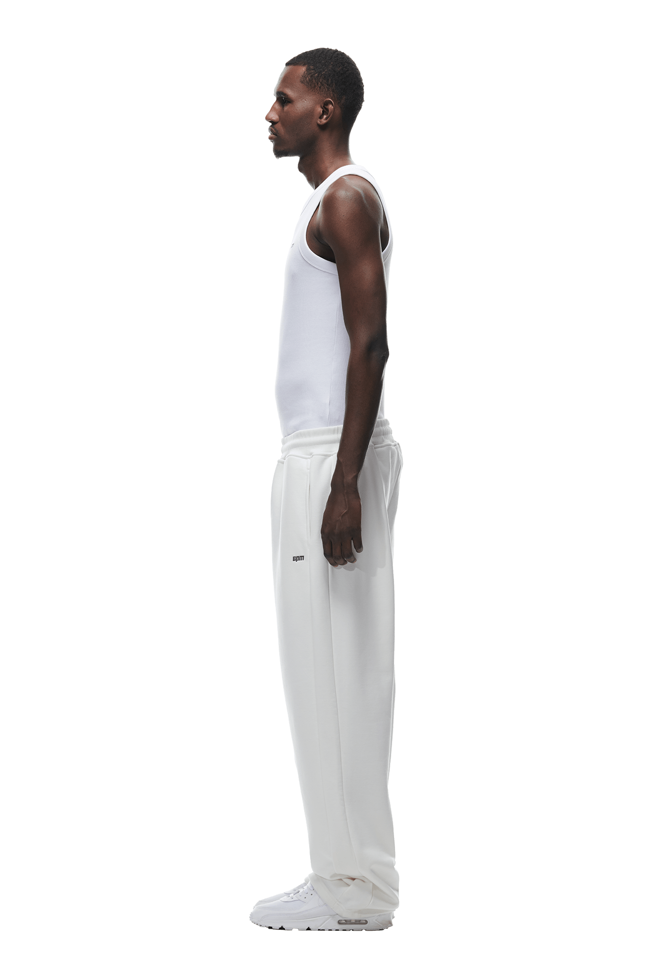 OPEN LEG JOGGER COCONUT WHITE