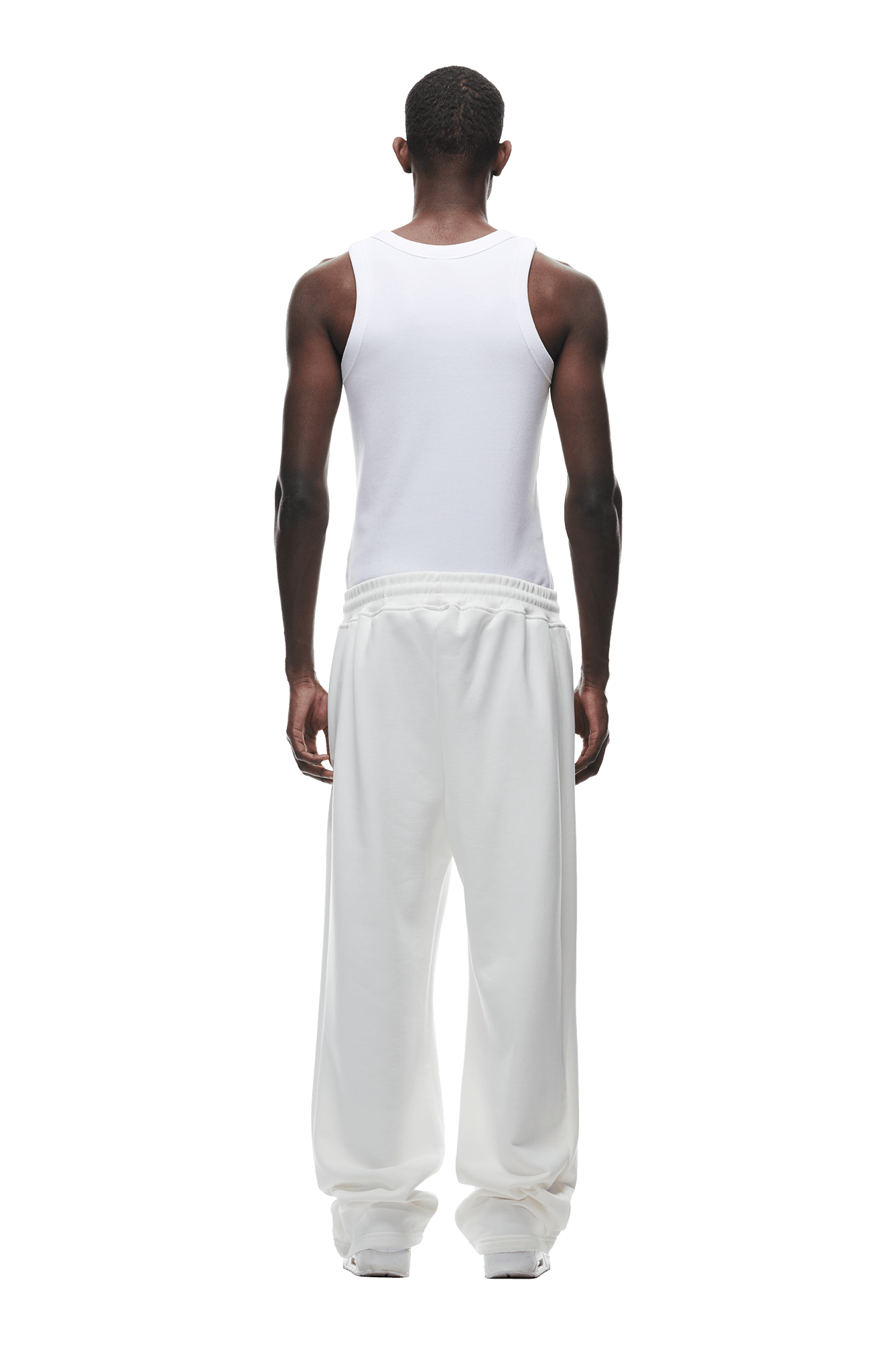 OPEN LEG JOGGER COCONUT WHITE