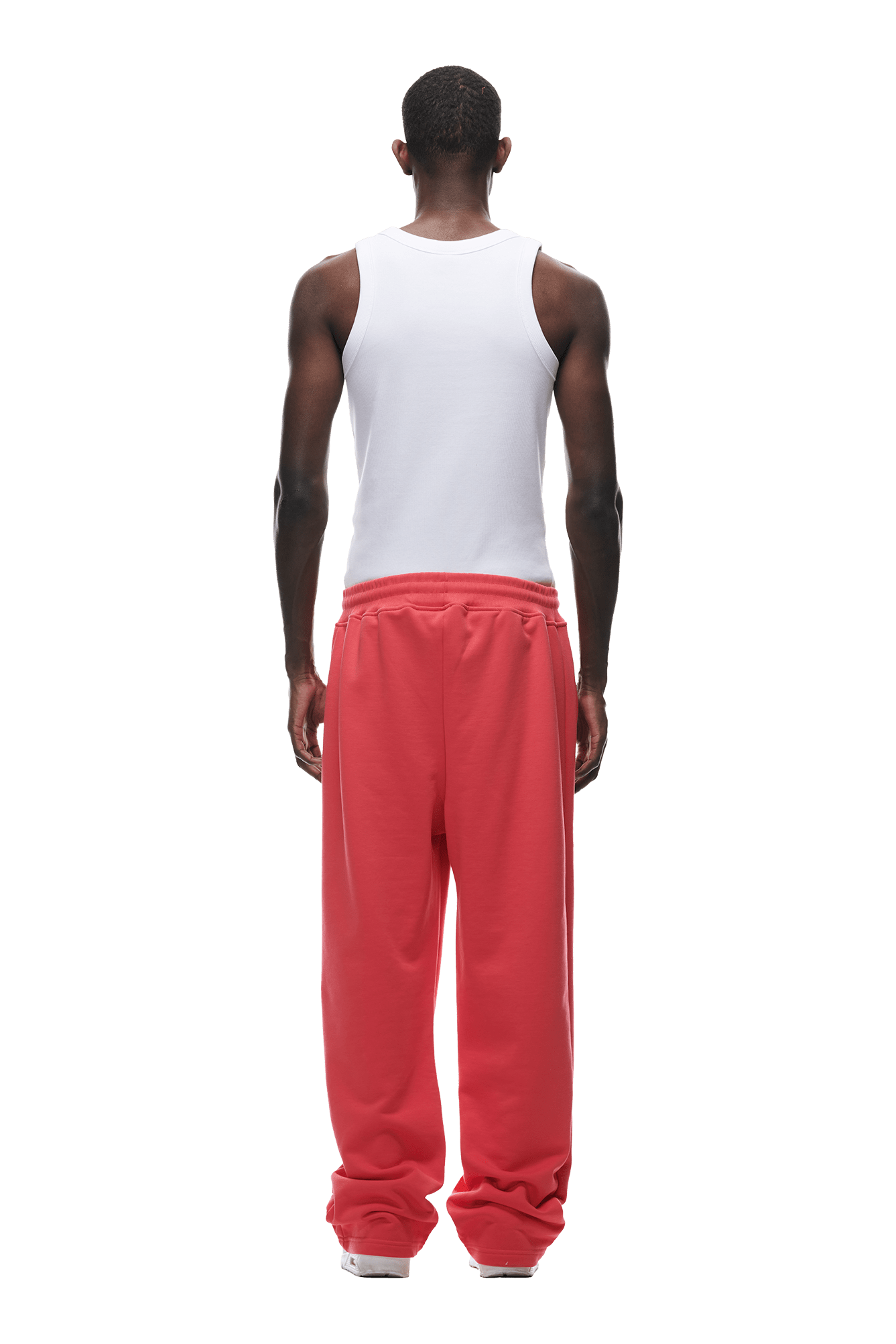 OPEN LEG JOGGER HIBISCUS PINK