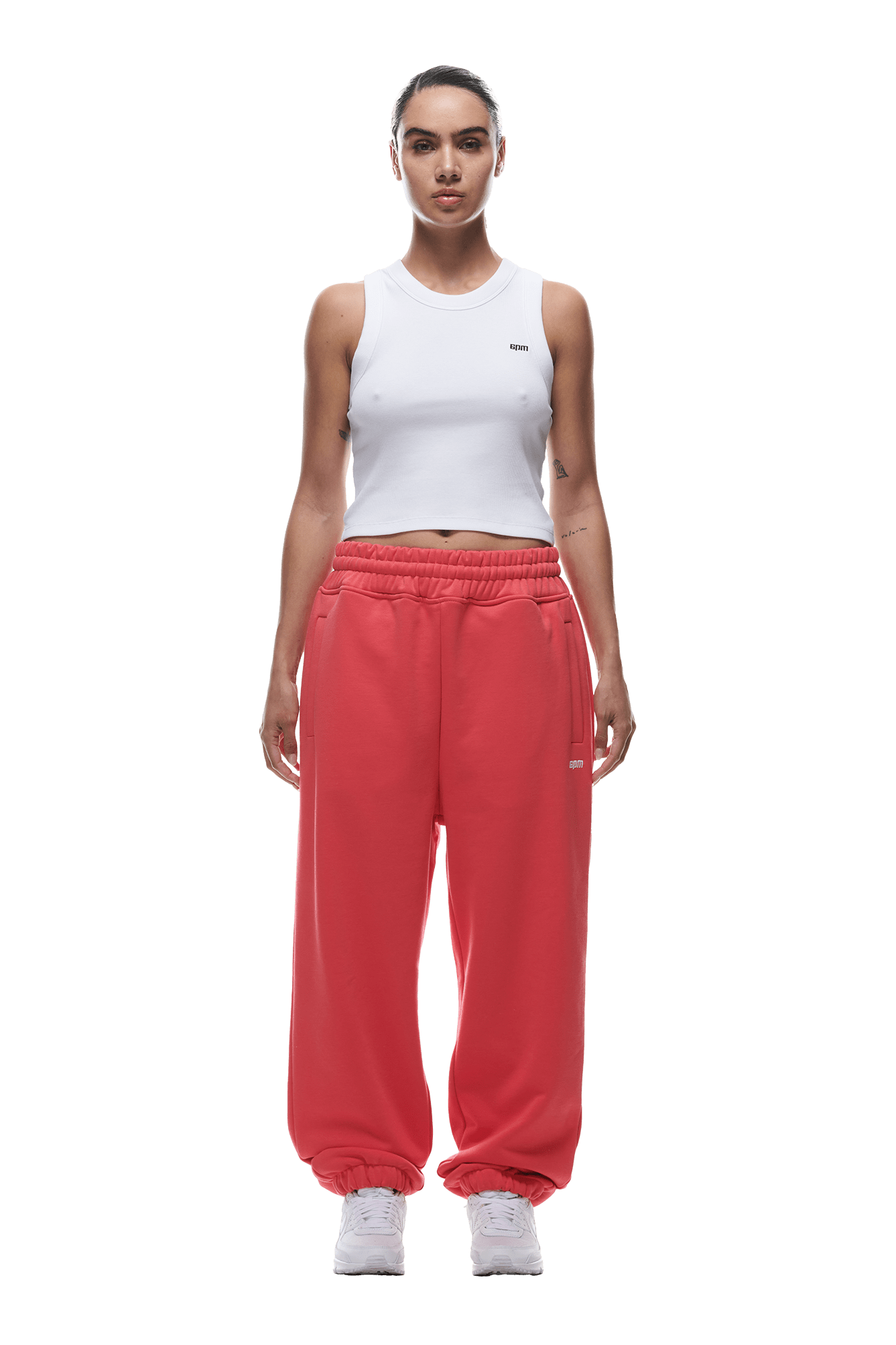 CUFF JOGGER HIBISCUS PINK