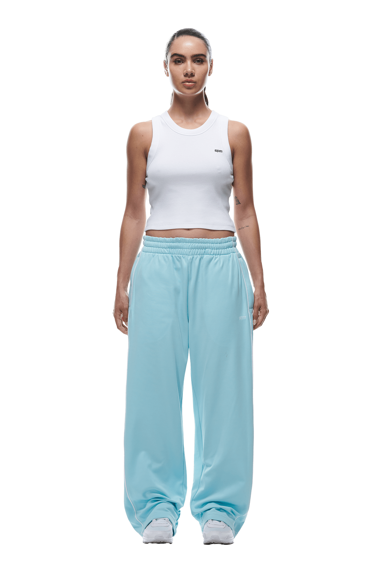 6PM+ TRAINER PANTS LIGHT BLUE