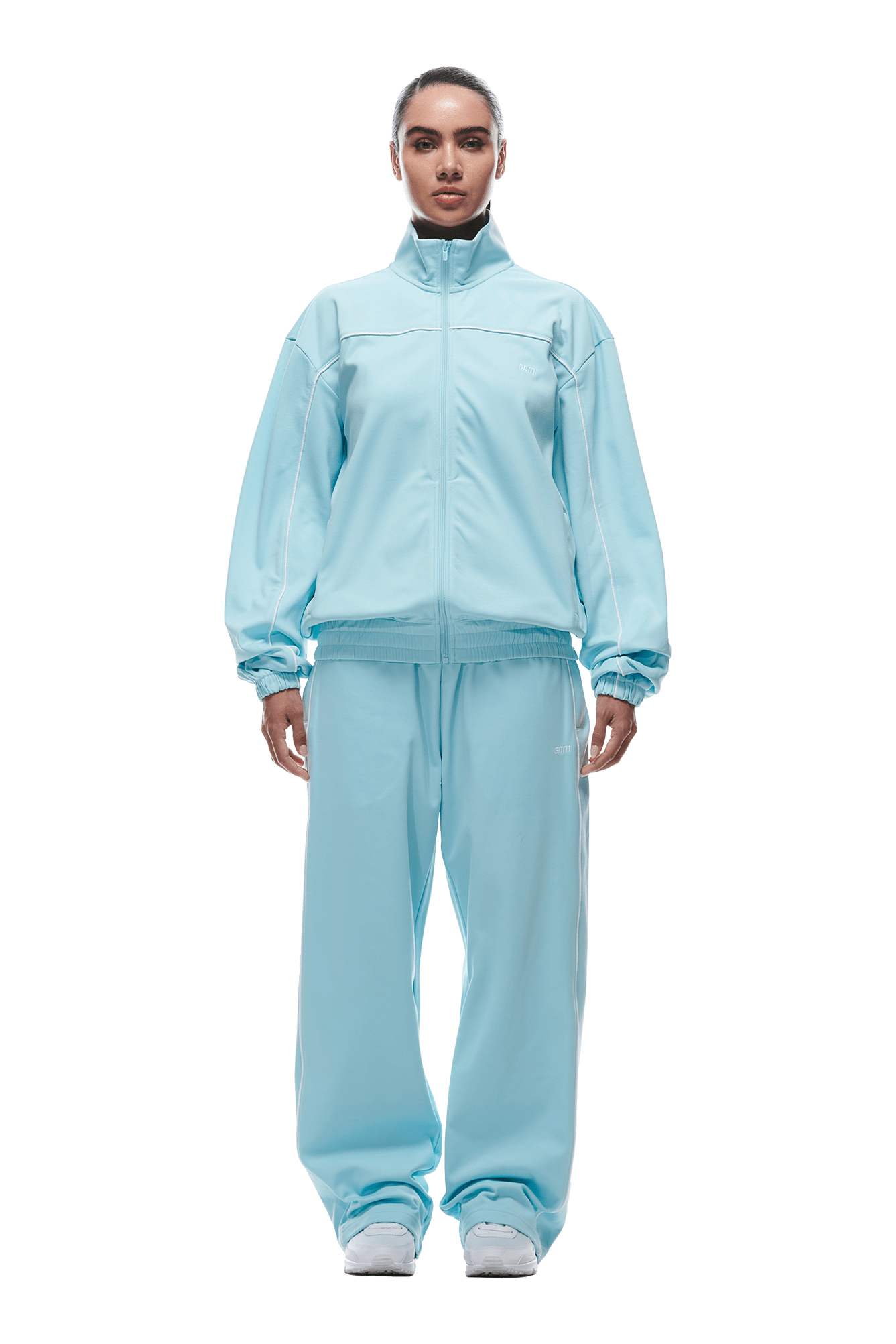 6PM+ TRAINER JACKET LIGHT BLUE