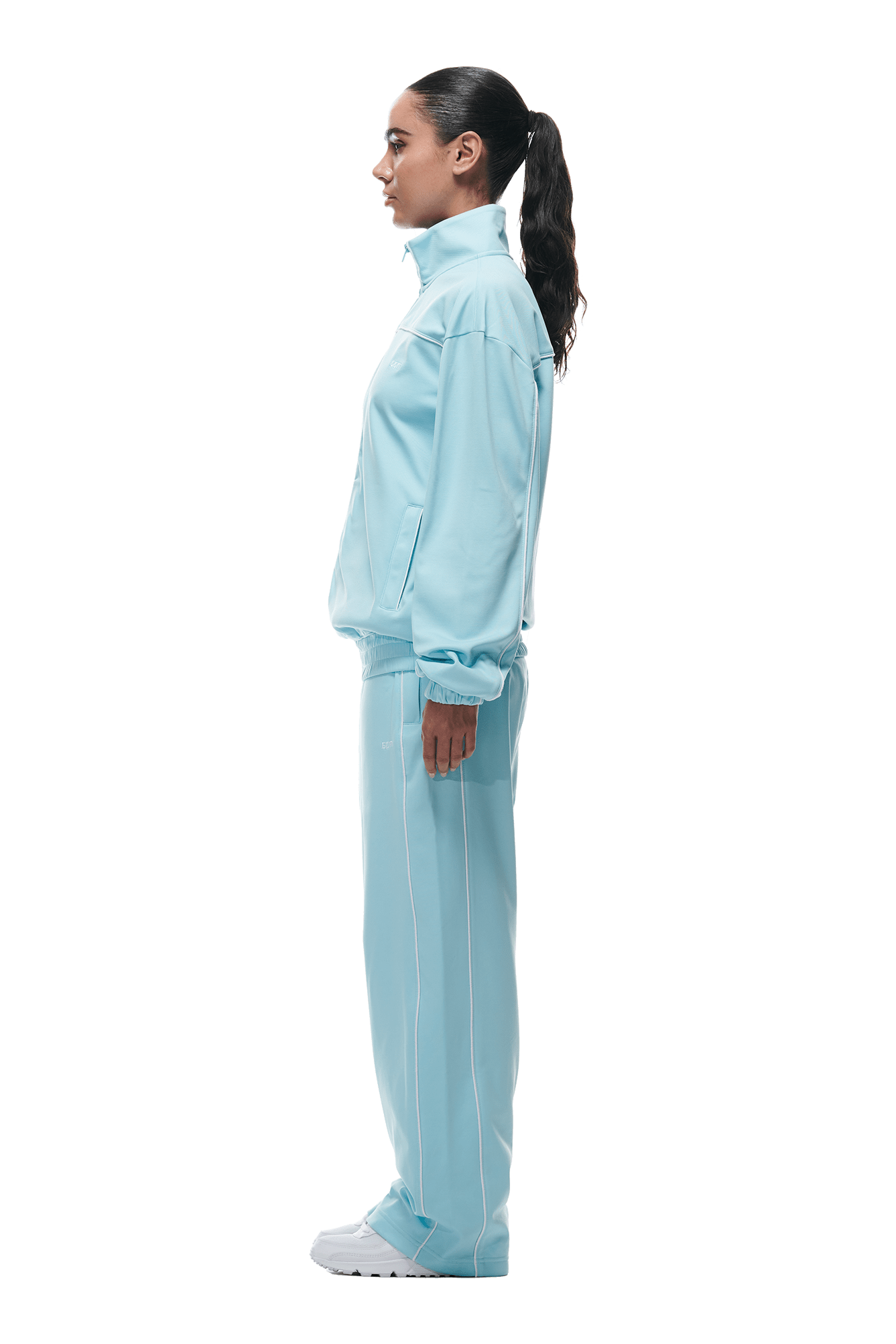 6PM+ TRAINER JACKET LIGHT BLUE