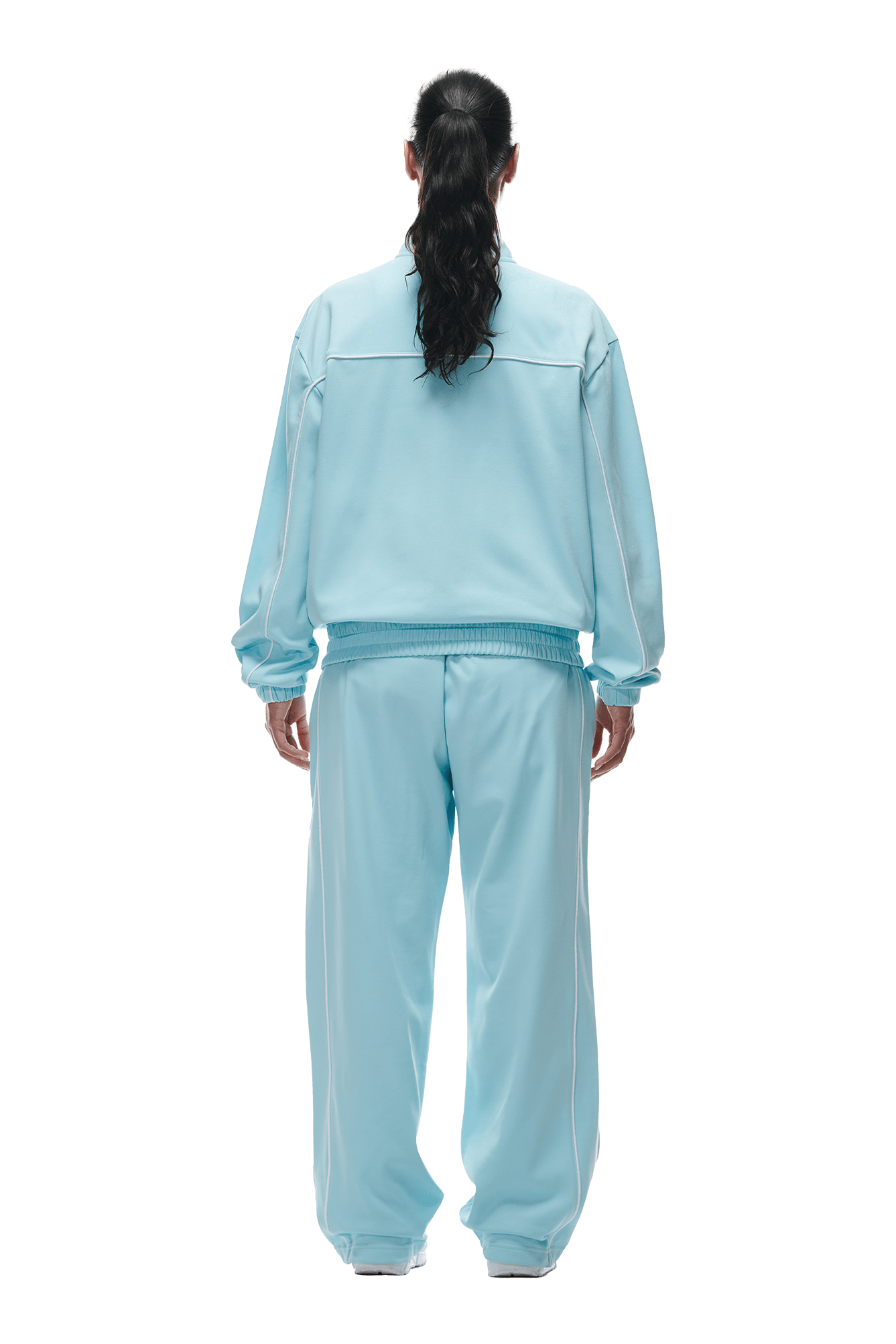 6PM+ TRAINER JACKET LIGHT BLUE