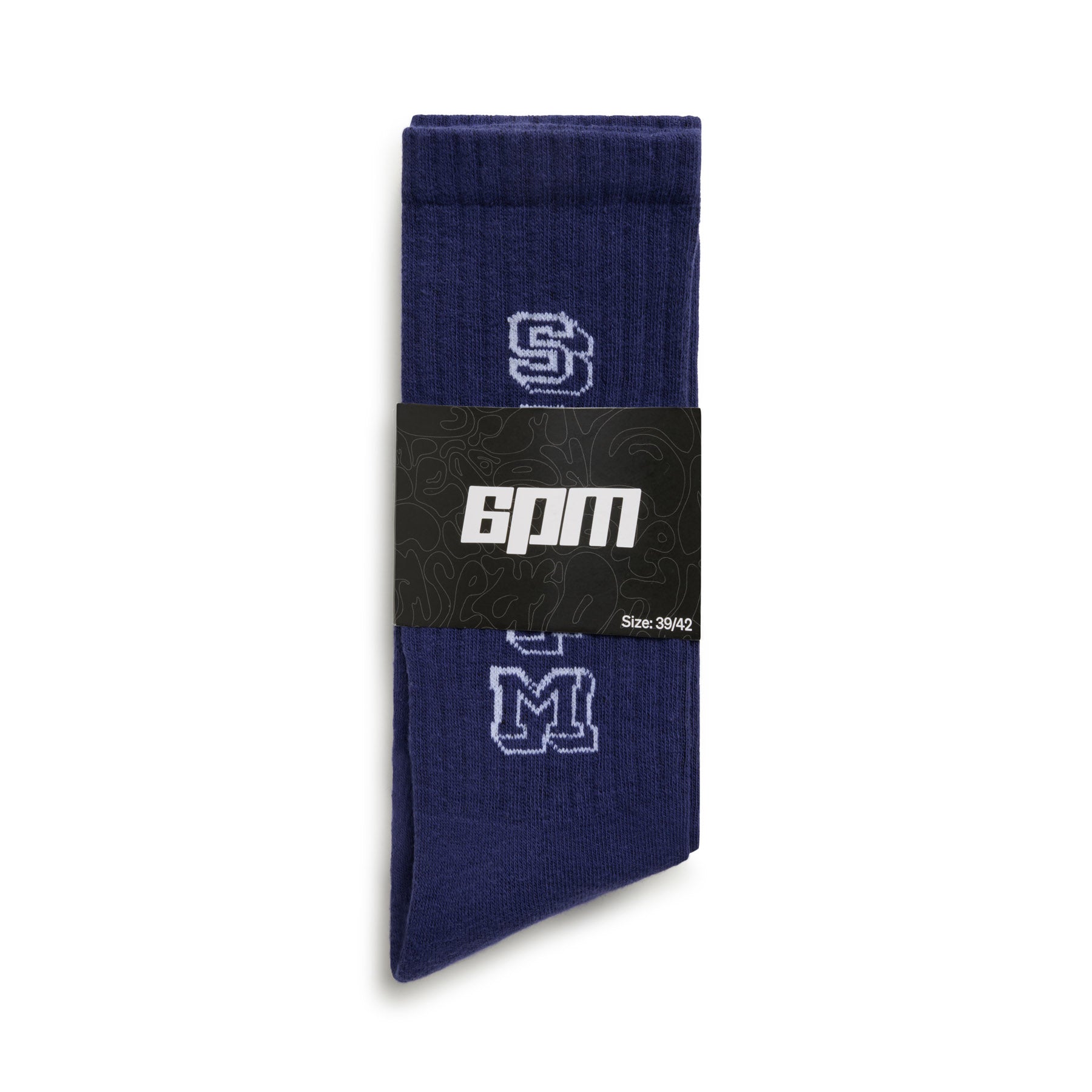 COLLEGE SOCKS GREY BLUE