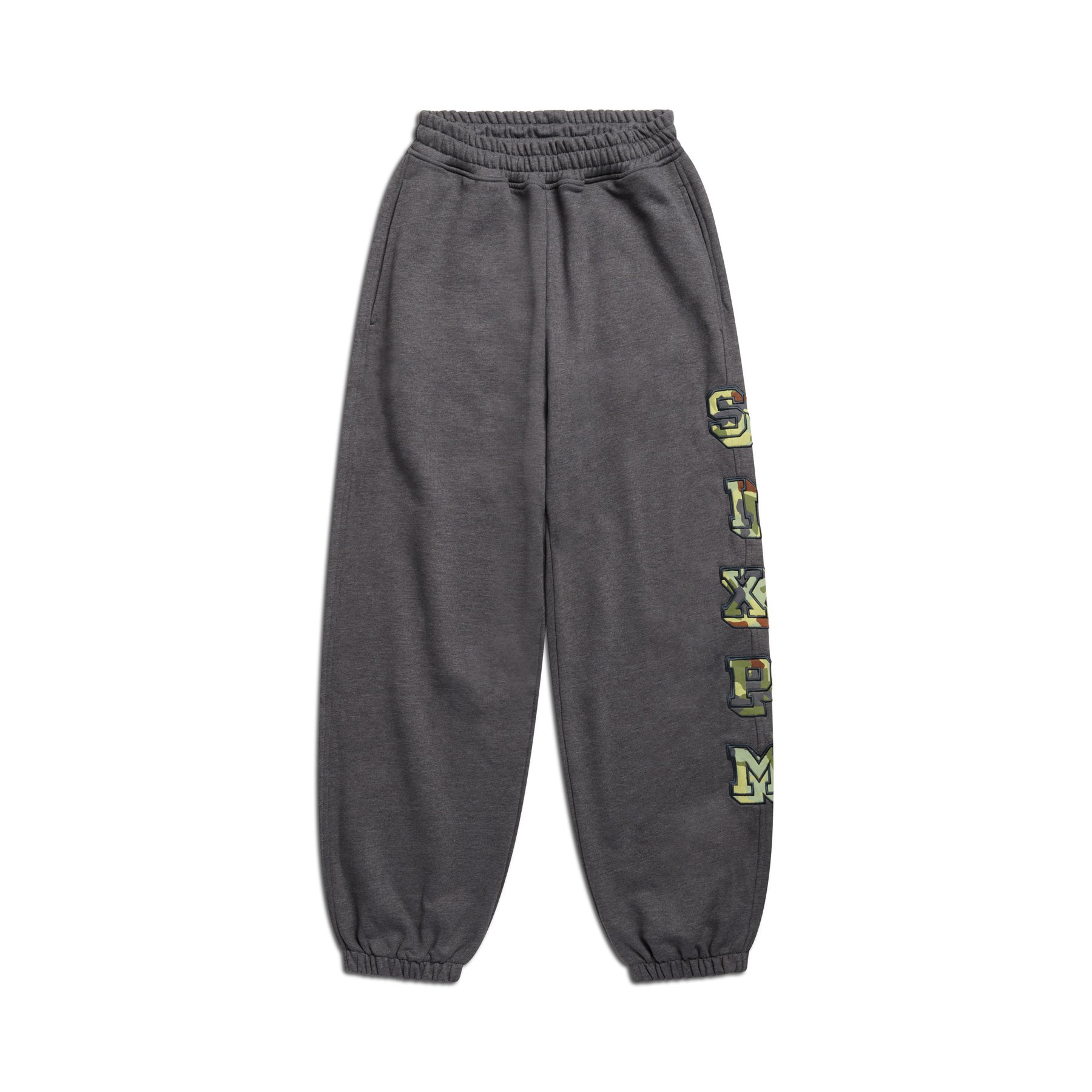 SUPER WIDE JOGGER GREY CAMO