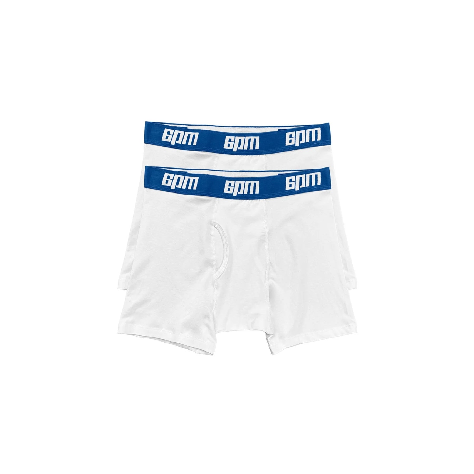 BOXER SHORTS WHITE/PRINCESS BLUE (2-PACK)